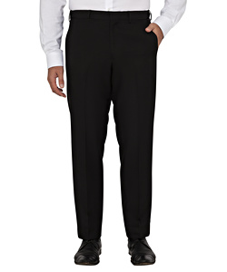 Easy Care Flat Front Trouser with Extendable Waistband