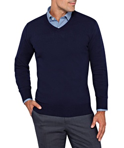 Men's Standard Fit Pullover 100% Cotton Knit